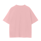 Back of faded pink vintager heavyweight t-shirt.