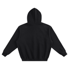 Black soft hoodie for casual outfit.