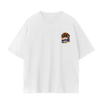 Fog & Form San Francisco streetcar heavyweight white graphic T-shirt with small chest logo.